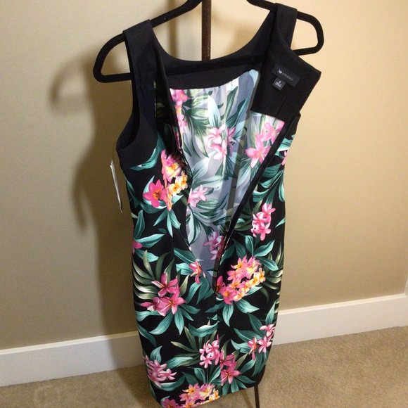 Dress Sleeveless AB Studio - Floral NWT - Picture 10 of 11